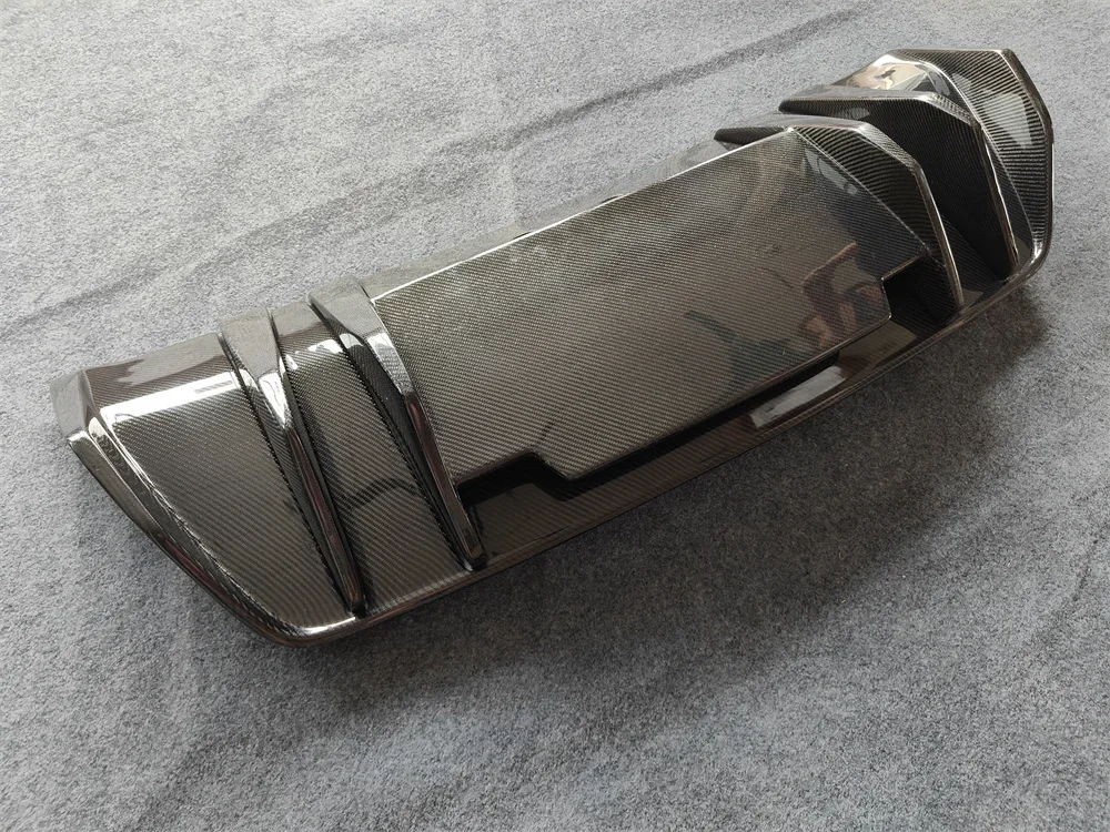 

Для Audi R8 задний спойлер из углеродного волокна и комплект кузова диффузора V-стильная задняя губа с деталями кузова для повышенной производительности