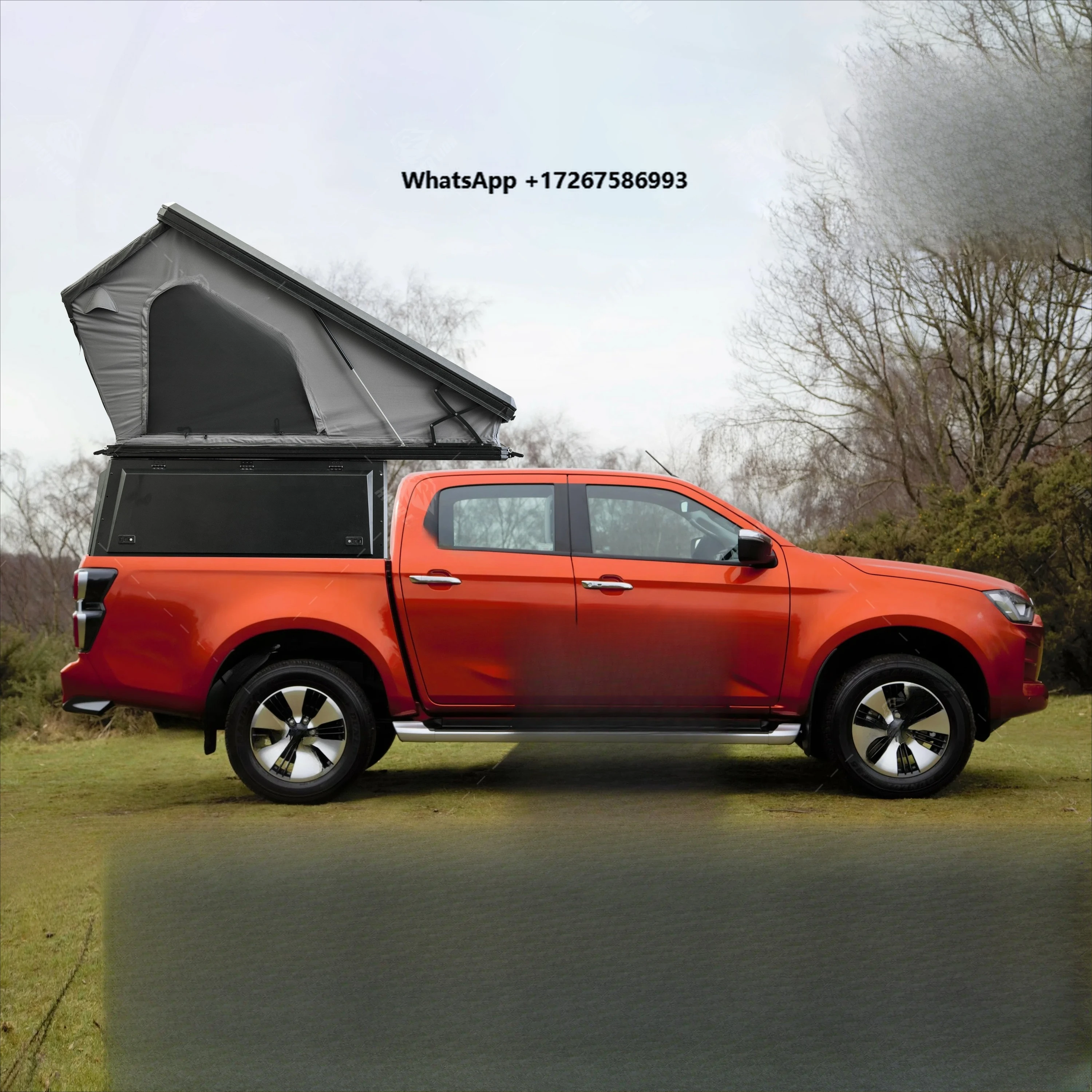 Soft Shell Four-Season Pickup Camper Tent with Quick Setup for Overland Camping and Weekend Adventure Trips
