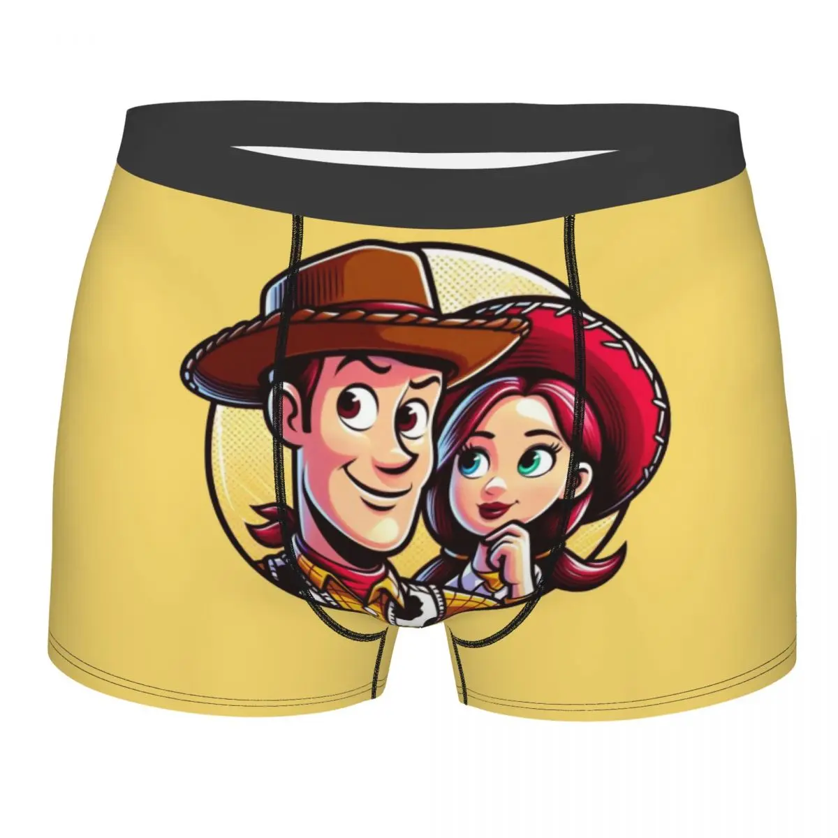 

Новинка на заказ, боксеры с героями мультфильмов «История игрушек», шорты, мужские трусы, эластичные трусы, нижнее белье