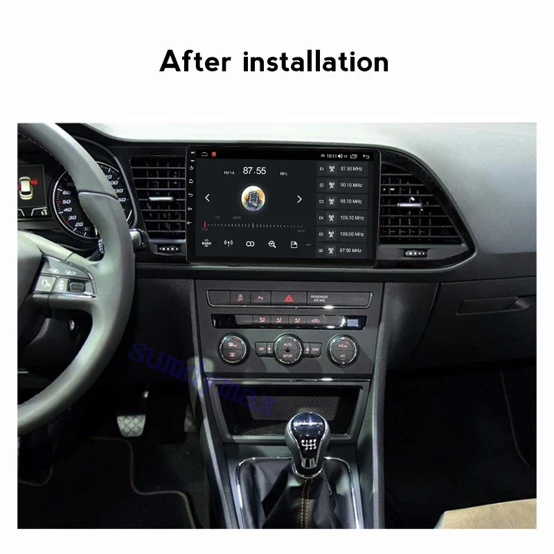 Car Frame Fascia Adapter For Seat Leon 3 2012 - 2020 Android Radio Dash Fitting Panel Kit