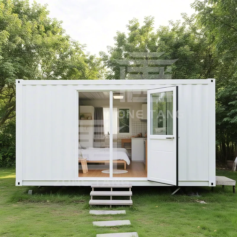 منازل حاويات جميلة، منازل سكنية مؤقتة مقاومة للحرارة، منزل معيار قابل للتخصيص، عبوة مسطحة للمنزل