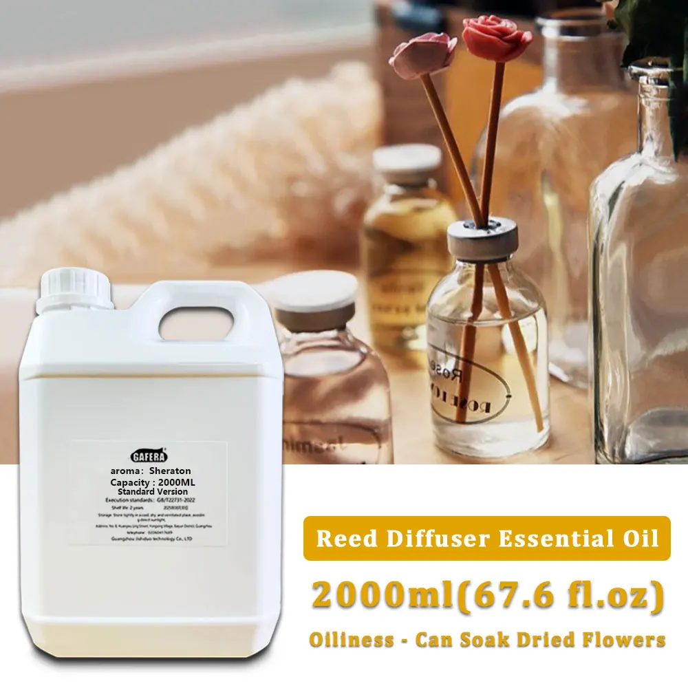 GAFERA 2000ml (67.6 fl.oz) Sheraton Ritz-Carlton Oily Essential Oi, For Reed Diffuser & Fireless Aroma Diffuser & Vine Diffuser