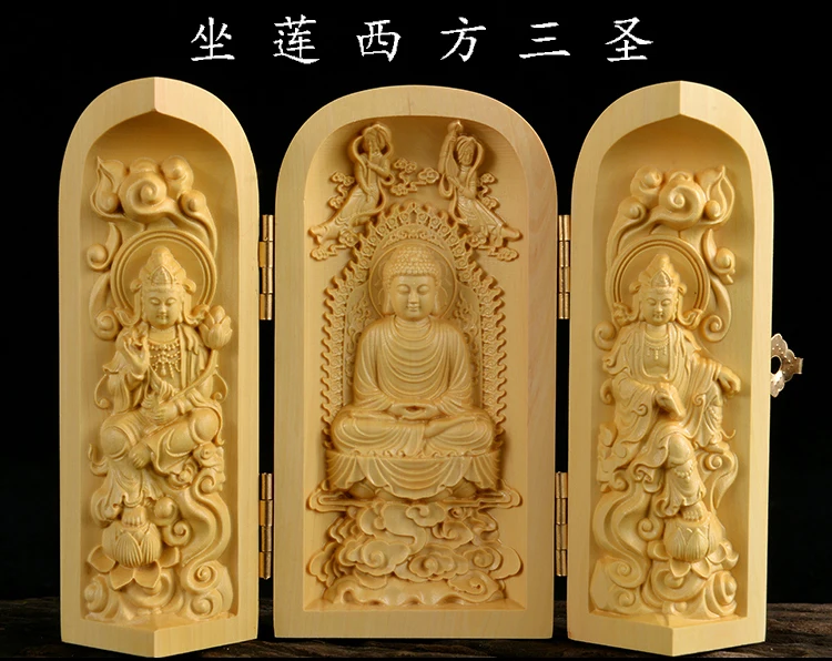 Buddhism sacred holy  # traveling Safety altar Mascot - BEST efficacious GUAN YIN Buddha Wood carving statue