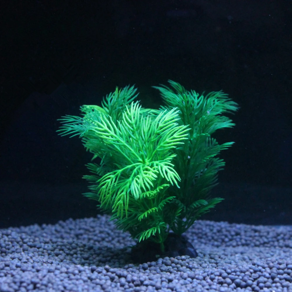 Aquarium Simulation Plant Green Underwater Fish Tank Aquarium Decor Artificial Water Plastic Plant Water Grass Ornament image 6