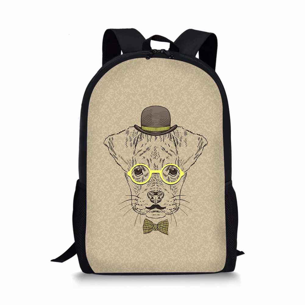 

Cute Boxer Dog Print Bookbag Designer Kids Backpack Children School Bag For Teenager Girls Boys Child Student Book Bags Rucksack