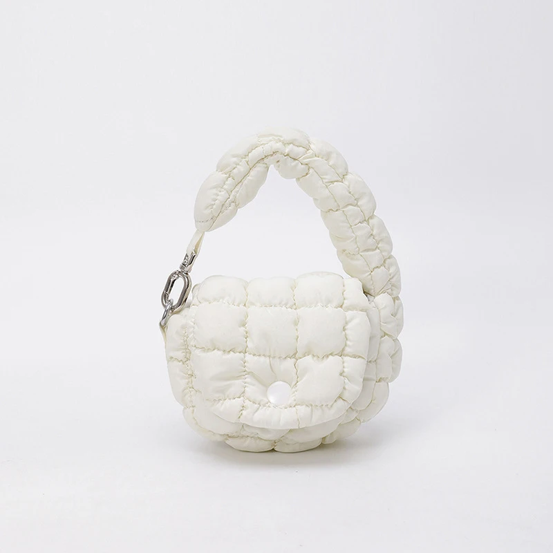 2026 Neue plissierte Cloud Bag Mini-Geldbörse, hängendes Accessoire, Clutch-Tasche, Handtaschen-Dekoration, vielseitige kleine Tasche