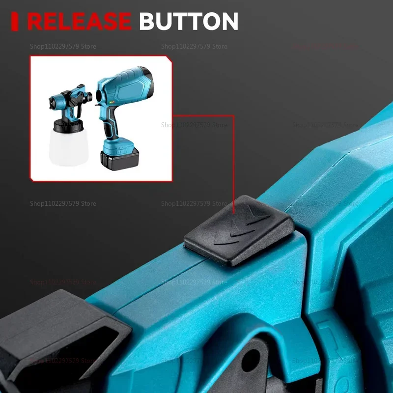 600 مللي بخاخ طلاء كهربائي لاسلكي أثاث السيارات الصلب طلاء البخاخة بندقية رذاذ للمنزل الداخلي لتقوم بها بنفسك تجديد