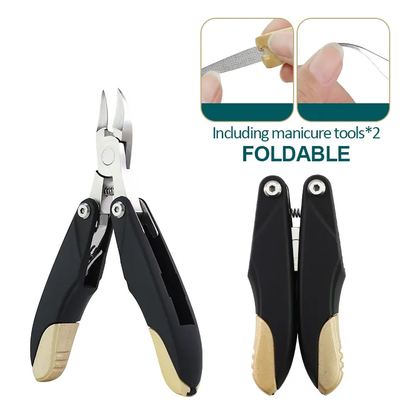 

Nail Clipper Sharp-billed Olecranon Pliers Pedicure Cutter Clipper High-end Stainless Steel Sharp Nail Art Tool For Maincure