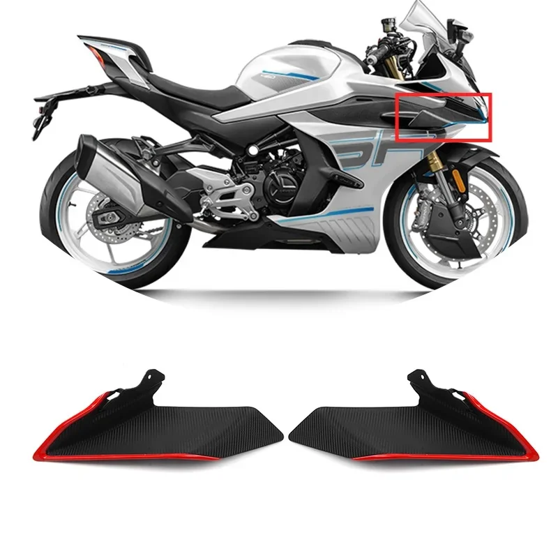 For CFMOTO 450SR Left and Right Wing Red Golden Blue Moto Parts CF400-6 CF Moto 450 SR Wings Motorcycle Spoiler Motorcycle Parts
