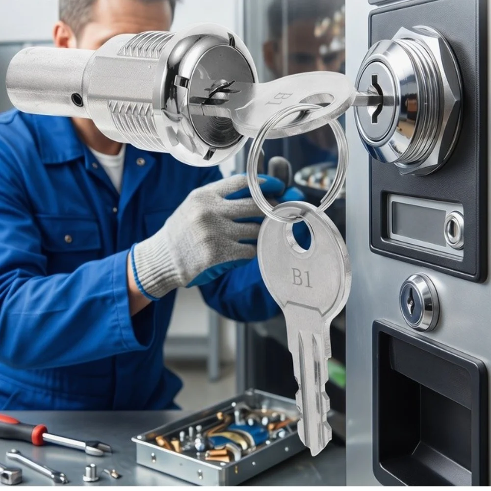 Replacement Lock Assembly Vending Machine Lock Theft Protection System Seamless Integration Fit For High-traffic Environments