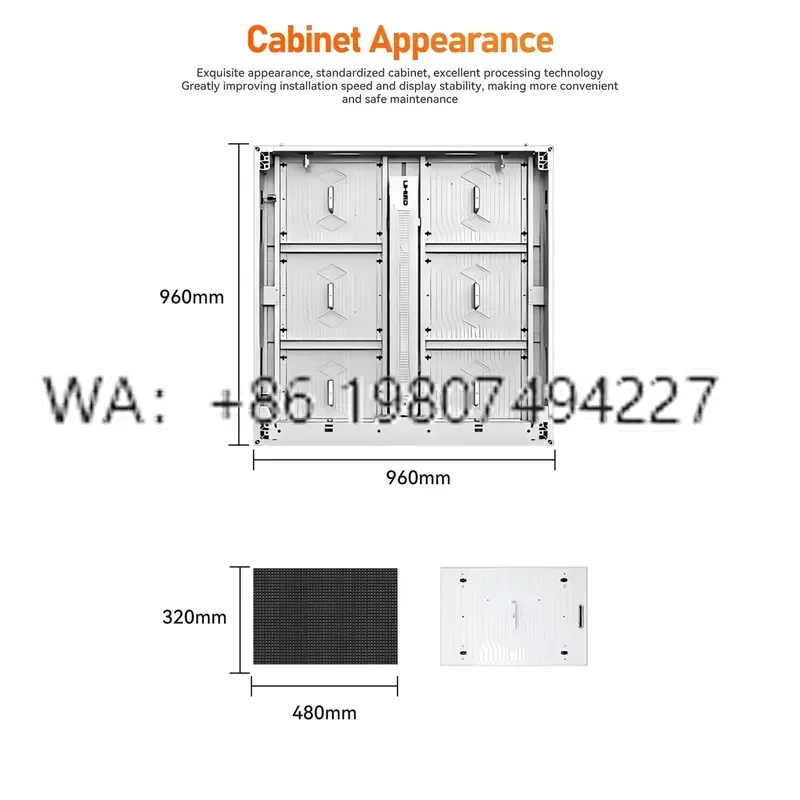 for UHLED P5 Aluminum Cabinet LED Video Wall Waterproof Outdoor ETL Certified Common Cathode Display for Hotel Pool
