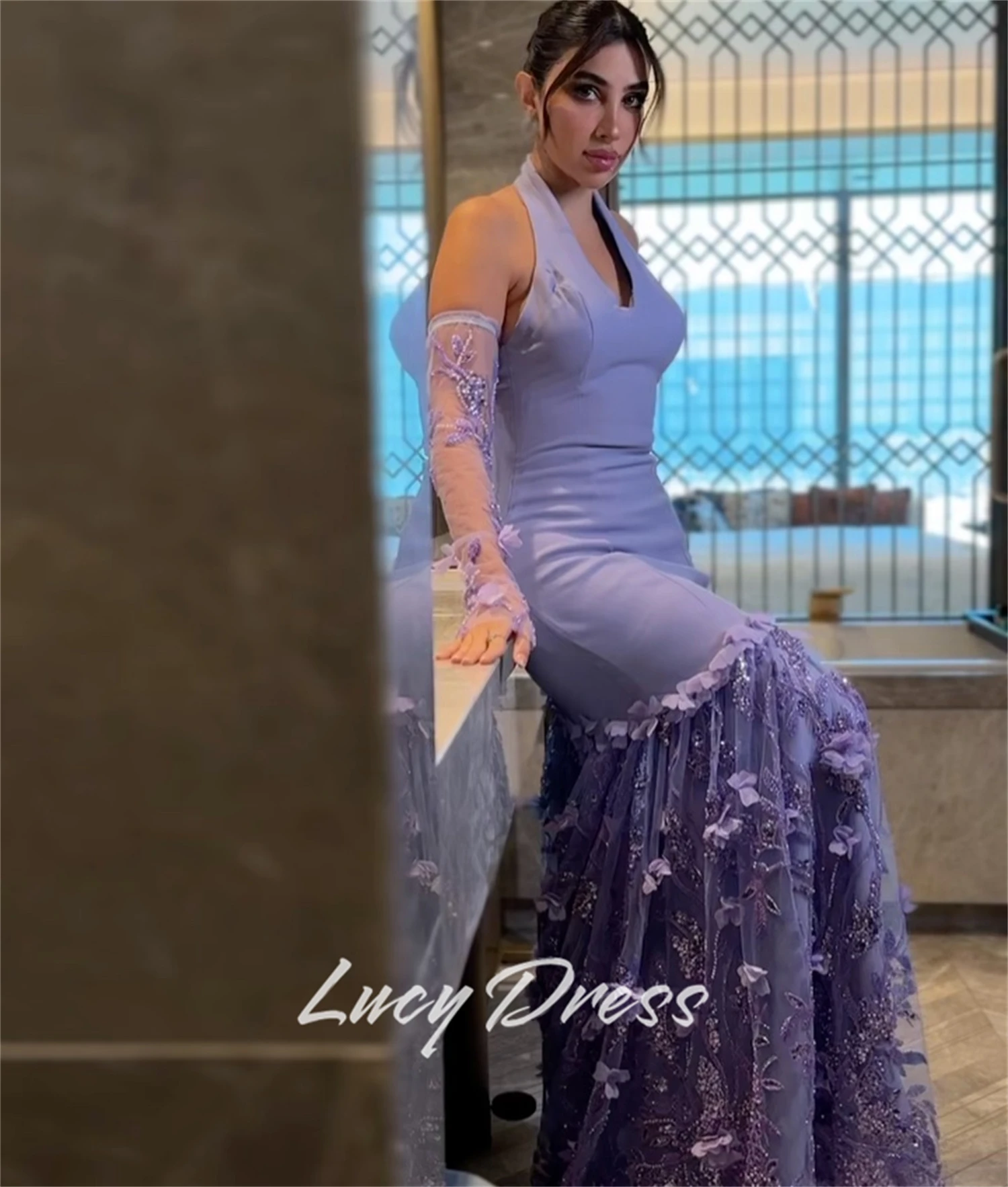 Lucy robes de soirée personnalisées robe de soirée de mariage sirène robe d'occasion spéciale robes d'anniversaire robes de bal de luxe fête