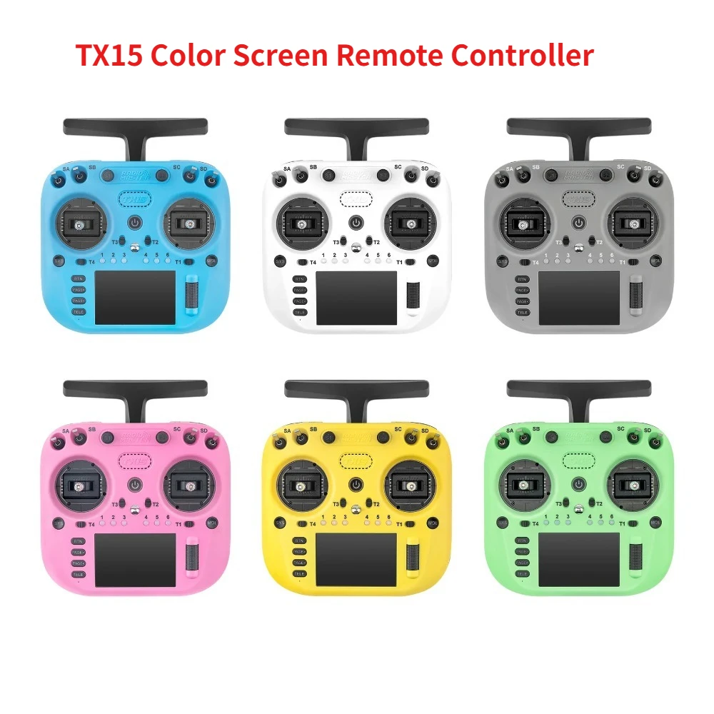 

TX15 16CH 2.4G FCC V5.0 ELRS Radio Controller with Hall Gimbals, Built-in Gyro and Microphone for FPV Racing