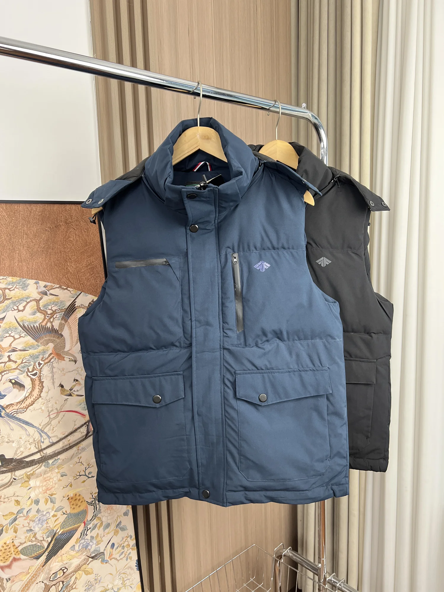 

Утепленный мужской уличный повседневный ветрозащитный хлопковый жилет на осень-зиму, высококачественный модный молодежный свободный крой на молнии