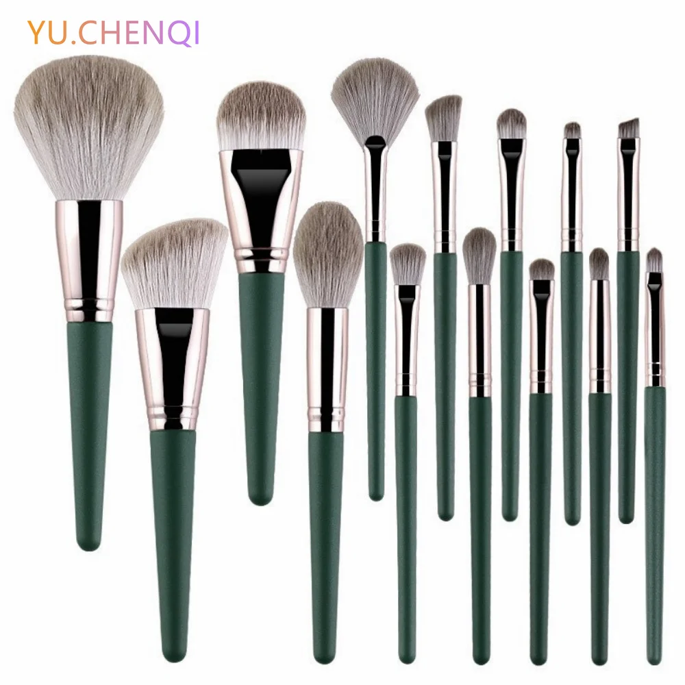 14Pcs Makeup Brushes Set For Women Cosmetics Eyeshadow Concealer Blush Powder Brush Professional Foundation Beauty Tools