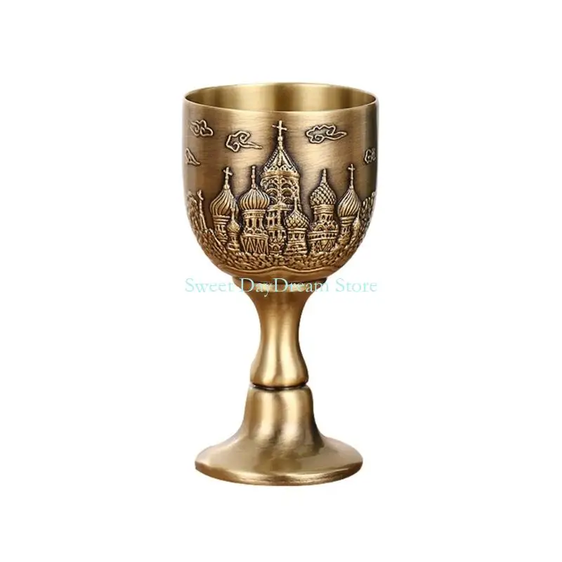 Y88C-taza chupito con grabado único castillos, copa 25ml para beber vino, licores y cócteles, Bar en casa, esencial