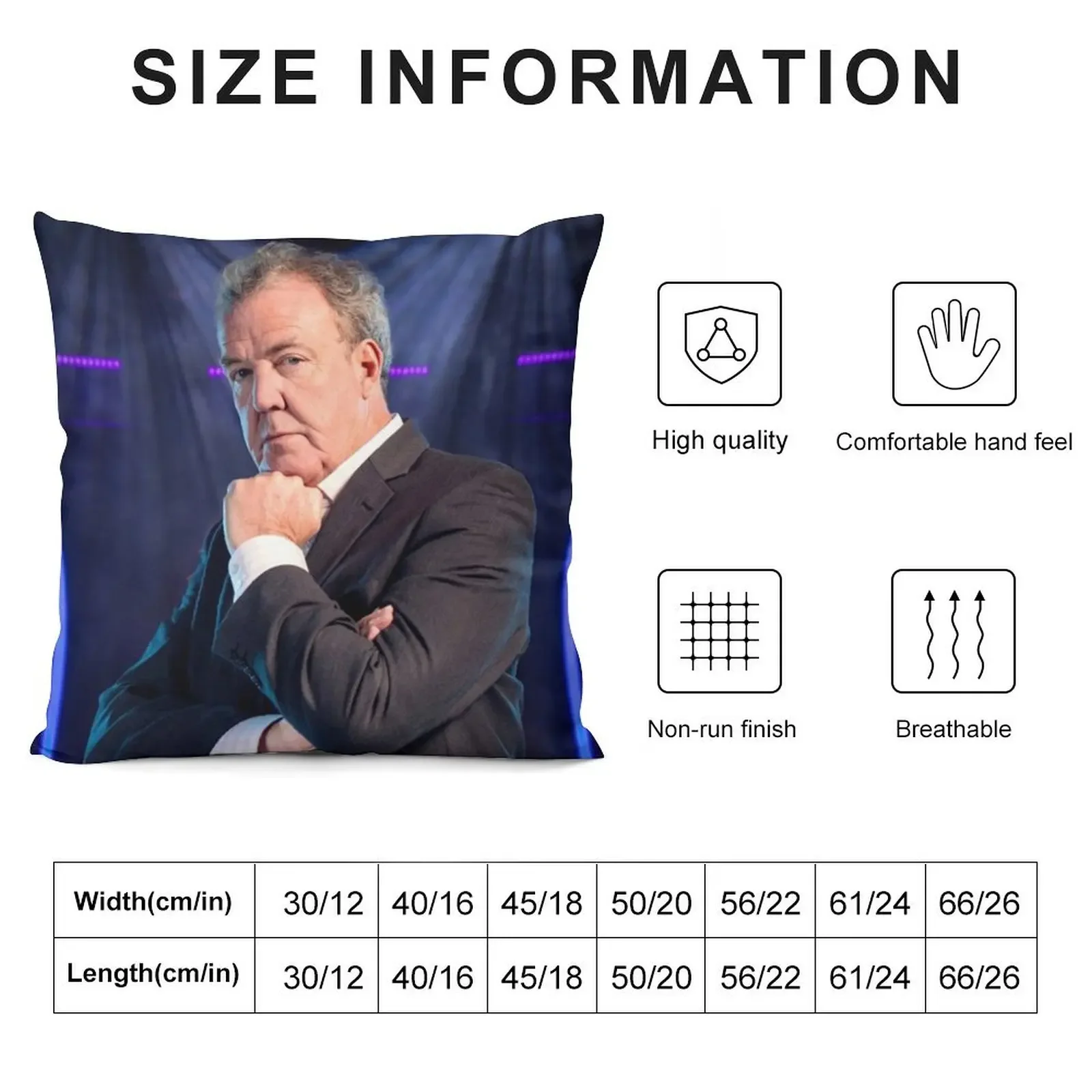 Jeremy Clarkson Throw Pillow Cusions Cover Cushion Cover pillow