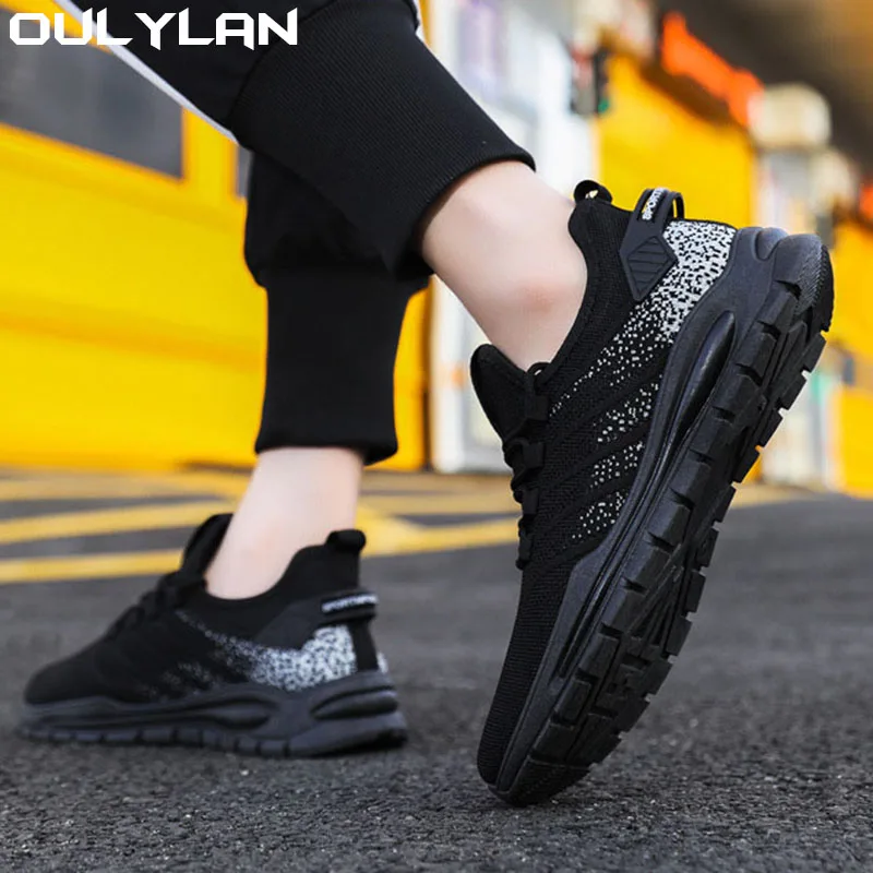 Oulylan Walking Footwears tenisówki męskie Trend buty do biegania dla mężczyzn oddychające klasyczne sportowe obuwie męskie