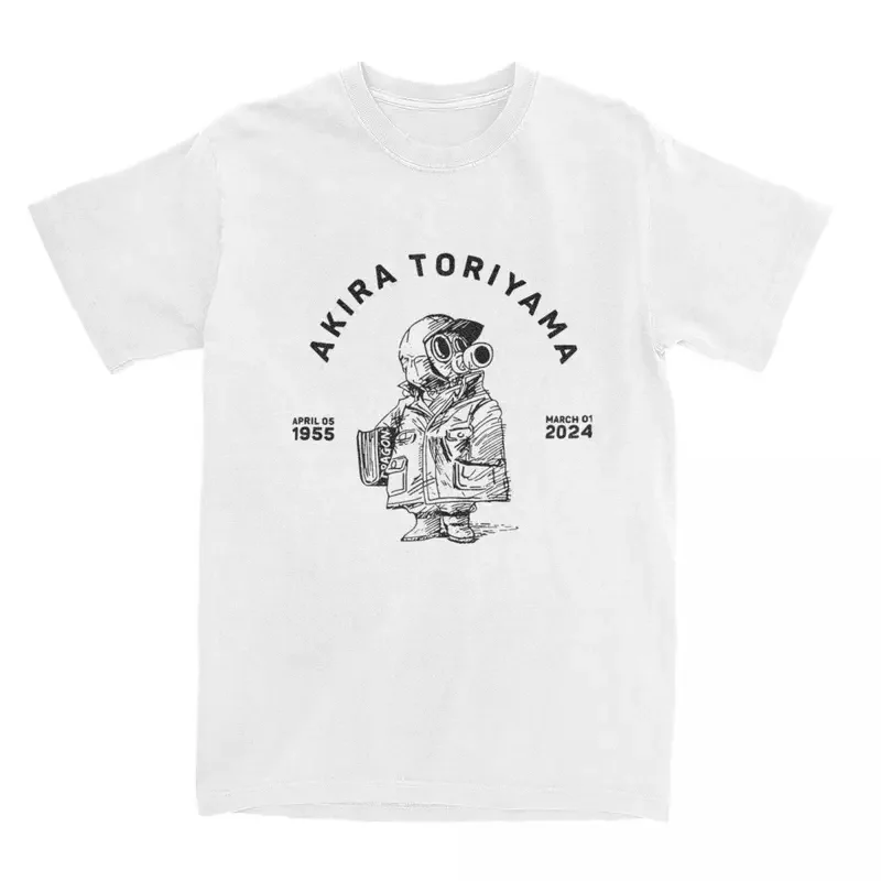 Y2K rip Akira Toriyama 1955 - 2024 T-shirts men cool cotton tee round collar short sleeve t shirt plus size clothes