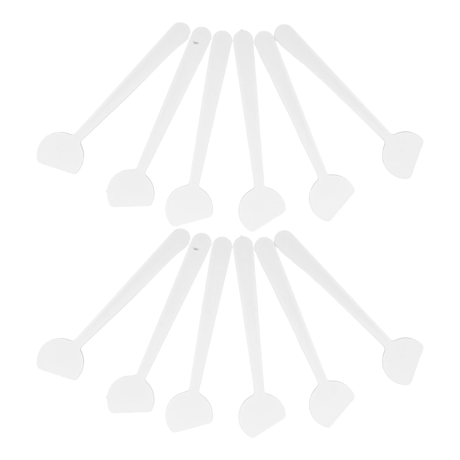 

100Pcs Face Cream Spoon Small Plastic Skincare Spatula for DIY Makeup Mixing Mask Application Beauty Tool