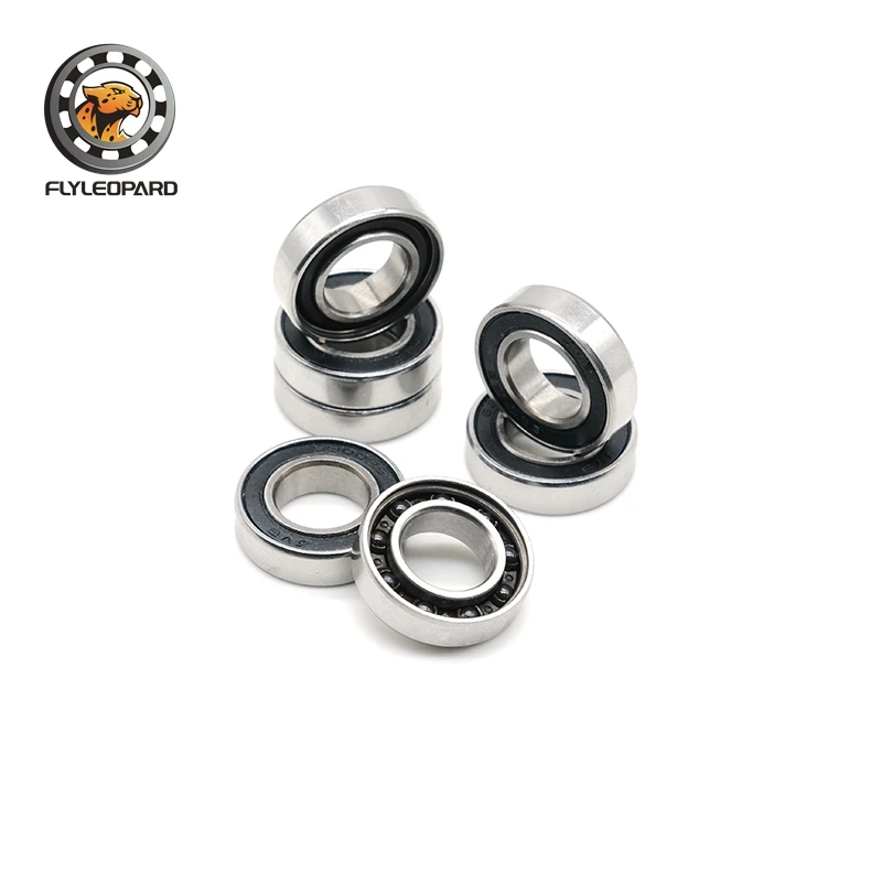 1P Bicycle Hybrid Ceramic Bearing 6800RS CB 10x19x5mm Si3N4 Ceramic Bearing 6000 6002 6803 6805 6900 6903 17287 15267 24377 RSCB view 6