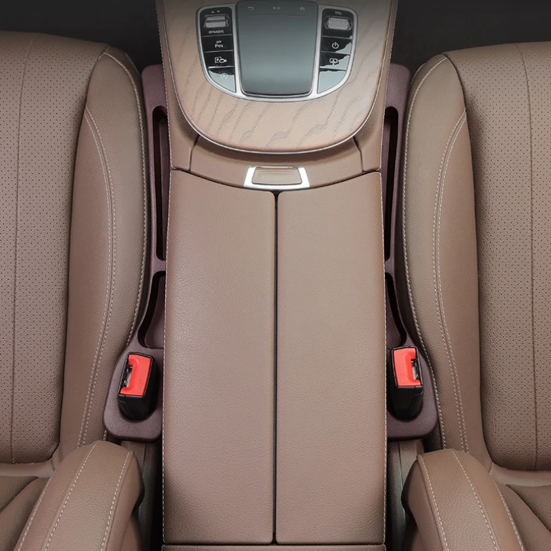 2 قطعة مقعد السيارة الفجوة حشو المنظم بولي مقاوم للماء مقعد السيارة الفجوة التوصيل قطاع مع 2 الأخاديد مقعد الفجوة تخزين اكسسوارات السيارات الداخلية #3