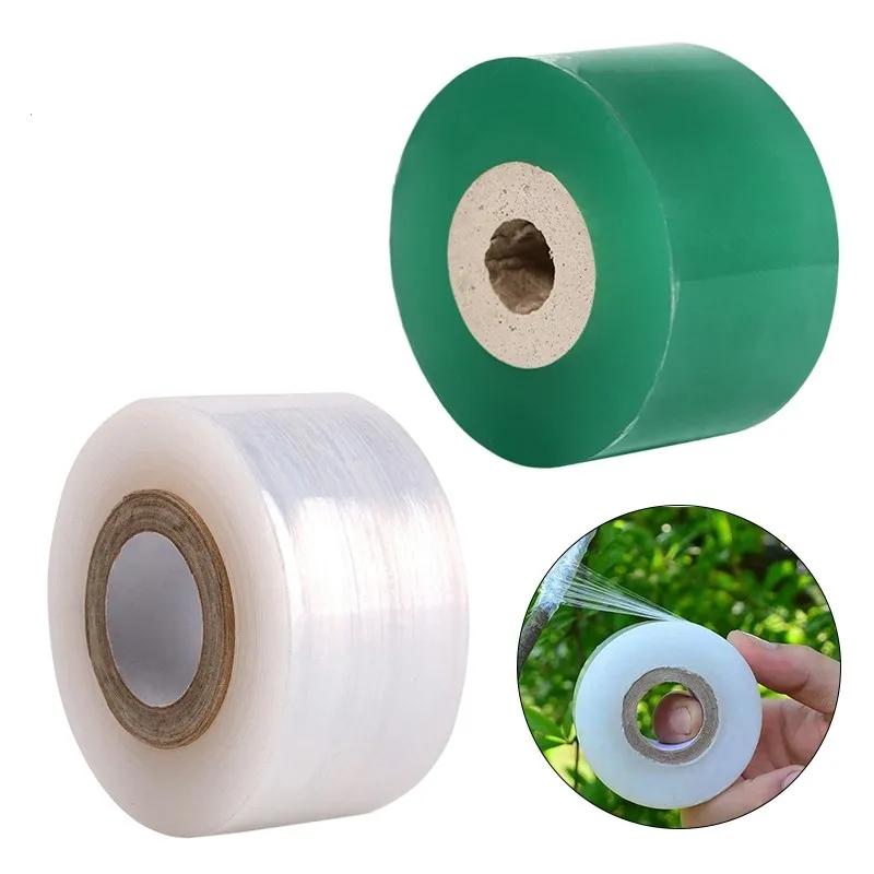 PE Grafting Tape Film Self-adhesive Garden Tree Plants Seedlings Vine Tomato Grafting Accessories Stretchable 3/4/5cm Width