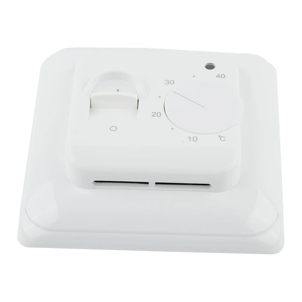 Oom Thermosta Thermostat Thermostat UnderFloor White Color 16A Electric Home Heating System Heating Thermostat