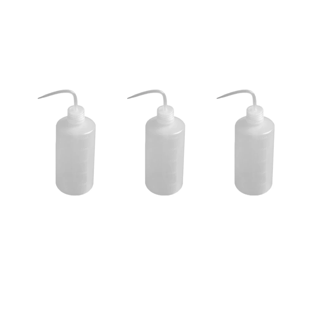 

5Pcs Hairdressing Applicator Bottles Leak Proof Oblique Mouth for Dyeing Perming Watering Plant Beauty Treatments 500Ml