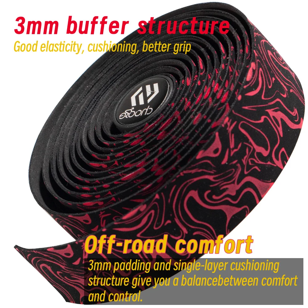 Chooee Bicycle Handlebar Tape, Universal Road Bike Grip Wrap For Fixed Gear & 700C Bikes, Non-Slip Cycling Accessory Sweat-Absor view 4
