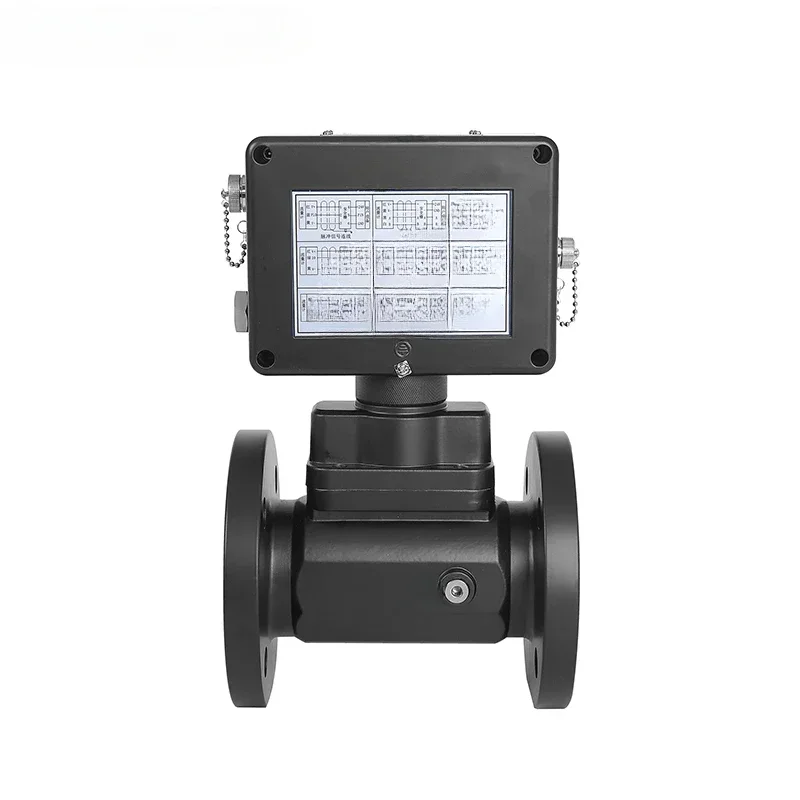 Anti Interference Gas Turbine Flow Meter Lpg Flowmeter Sensor Lwq Electronic Digital Igtm For N2 Butane
