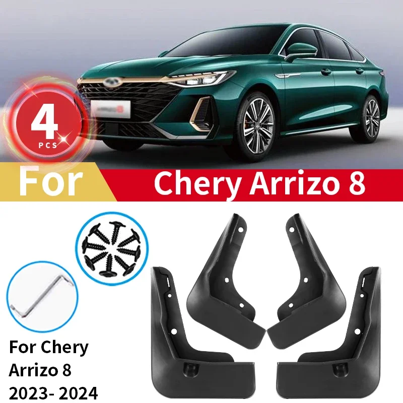 

Mudguards For Chery Arrizo 8 2022 2023 2024 Mud Flap Mudflap Front Rear Fender Anti-splash Wheel Guard Splash Car Accessories