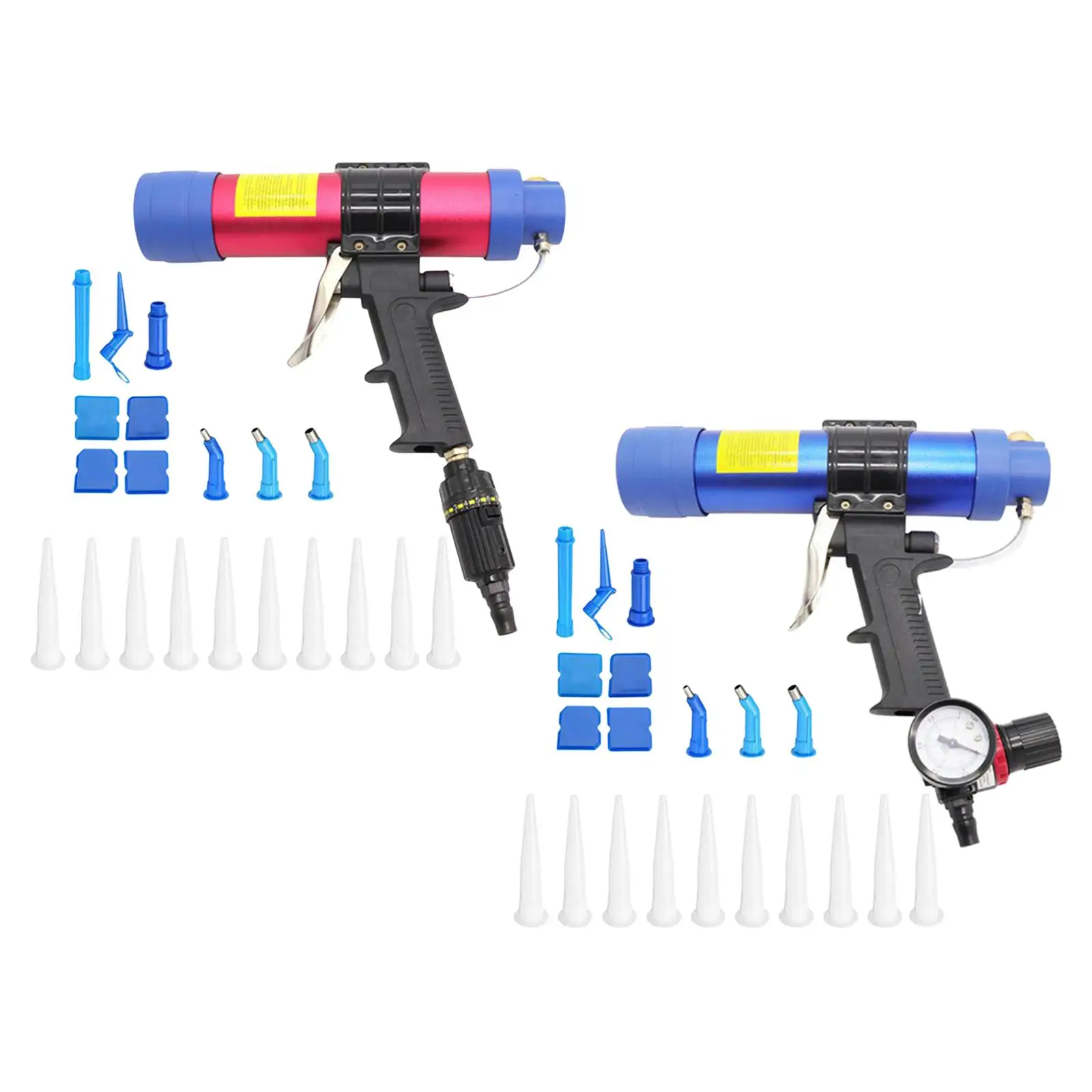 Caulk Nozzle Glass Rubber Grout Construction Tools for Caulking Sealer Anti Drip Sealant Caulk Caulking Sausage Caulk