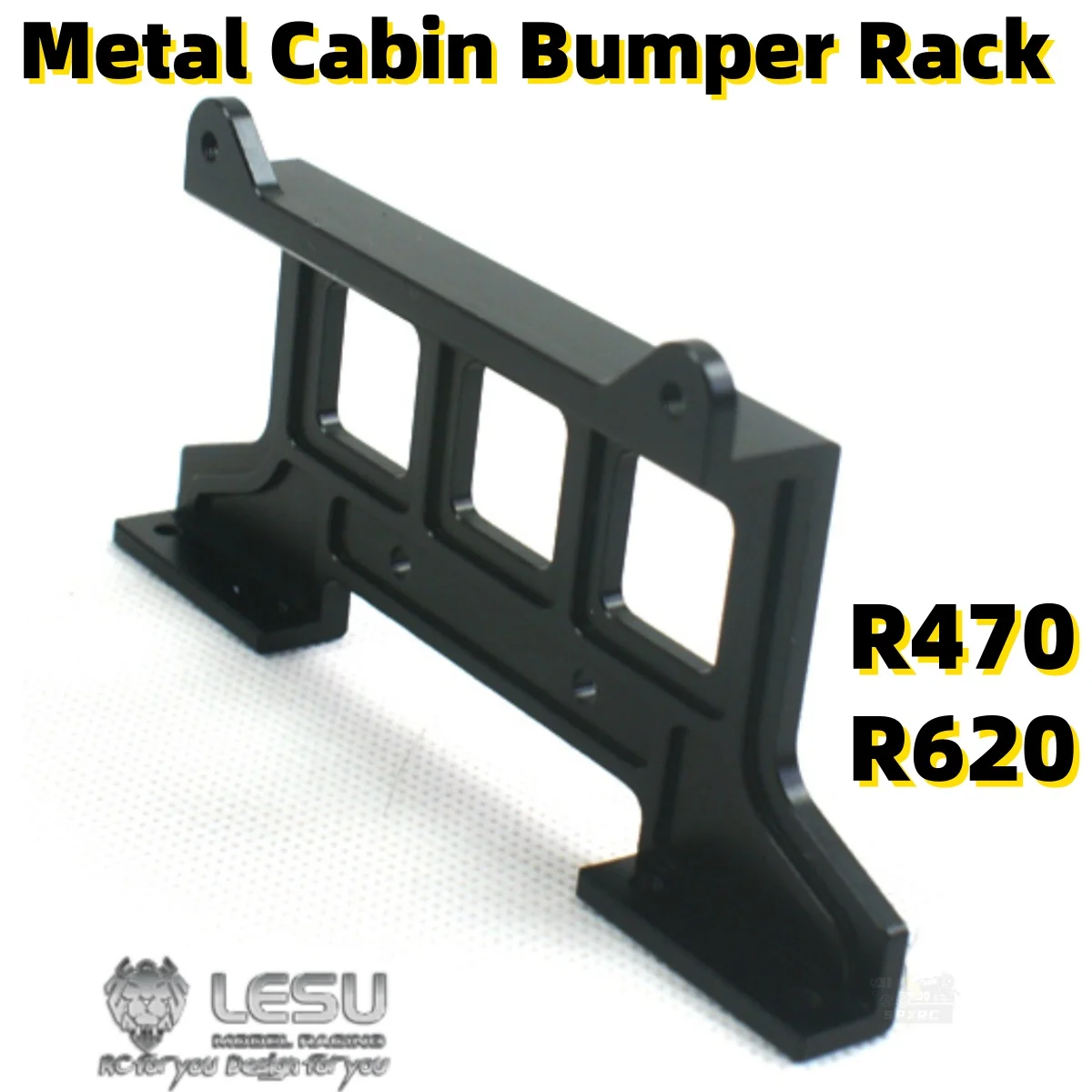 

Металлическая стойка переднего бампера кабины, имитация алюминиевого сплава для 1/14 Tamiya RC Lesu Scania R620 R470, модифицированные аксессуары, модель игрушки