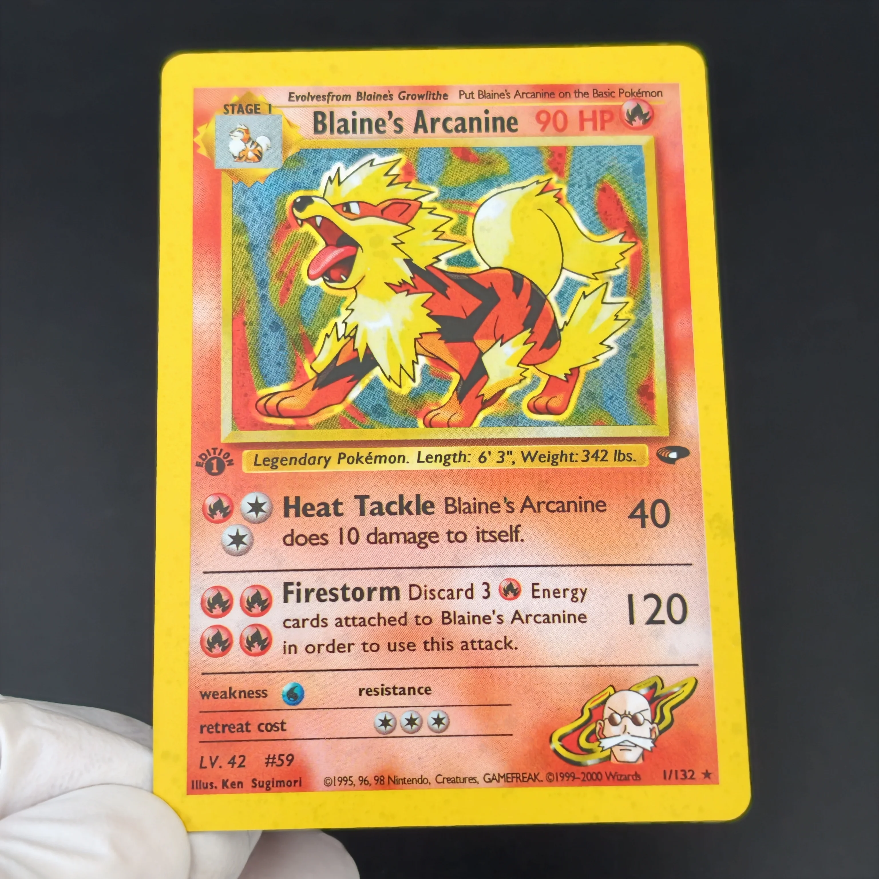 17Pcs/PTCG Proxy Card Vintage Pokemon Gym Challenge Base Set Series Card Trainer Gym Leader Misty Golduck Rocket Zapdos Card view 5