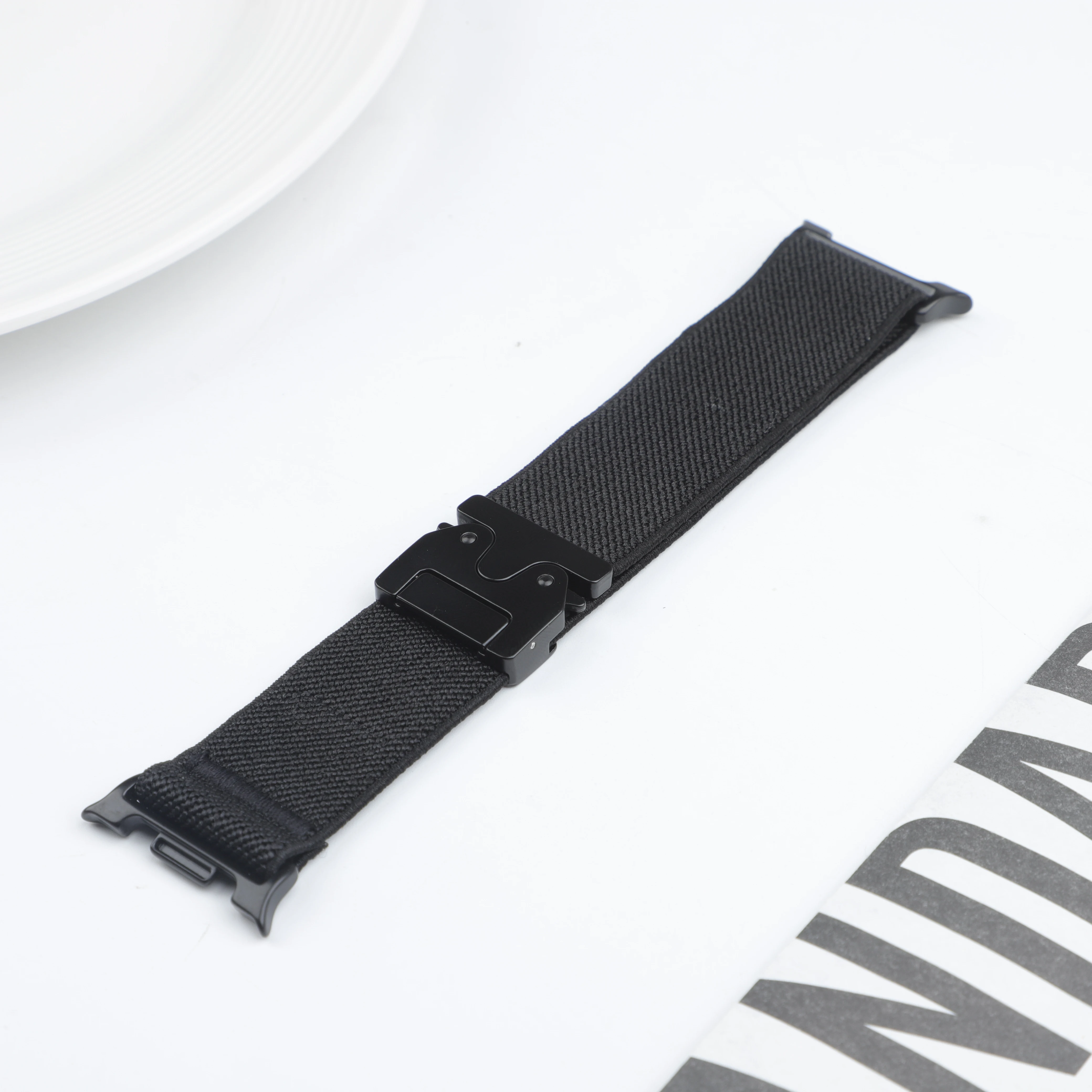 Fallschirmgurt für Samsung Galaxy Watch 8 9 40 mm 44 mm Stretch-Nylon-Armband für Galaxy Watch 8 Classic 46 mm