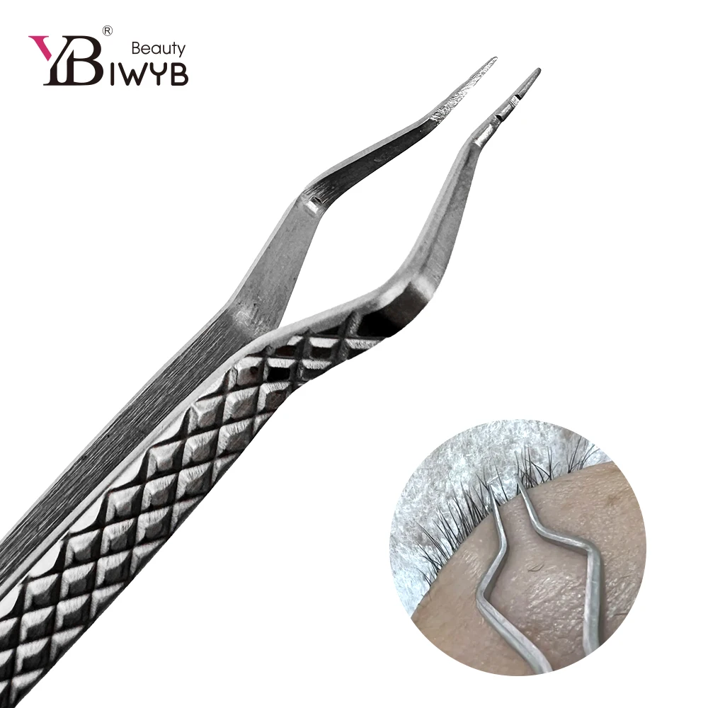 New style grafting eyelash tweezersstainless steel high precision hairseparation tweezers