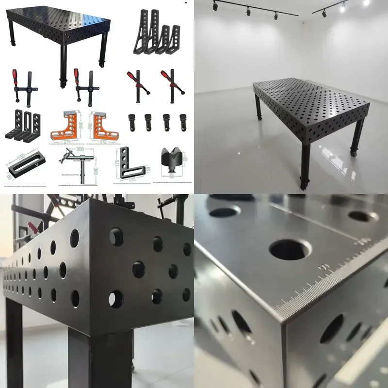 Customizable 3D Steel Welding Table for Hecheng Lianchuang 0.1mm Accuracy New with 1 Year Warranty
