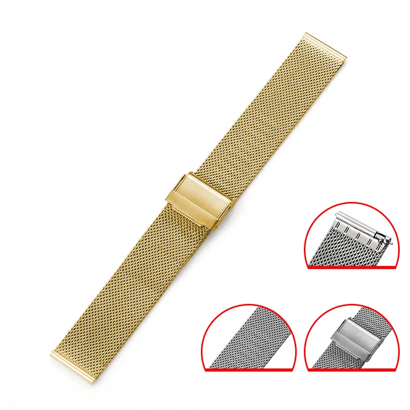 Edelstahl GS3 Sport Metall Milanese Smartwatch Band für Huawei GT2 20mm 22mm Unisex Uhrenarmband