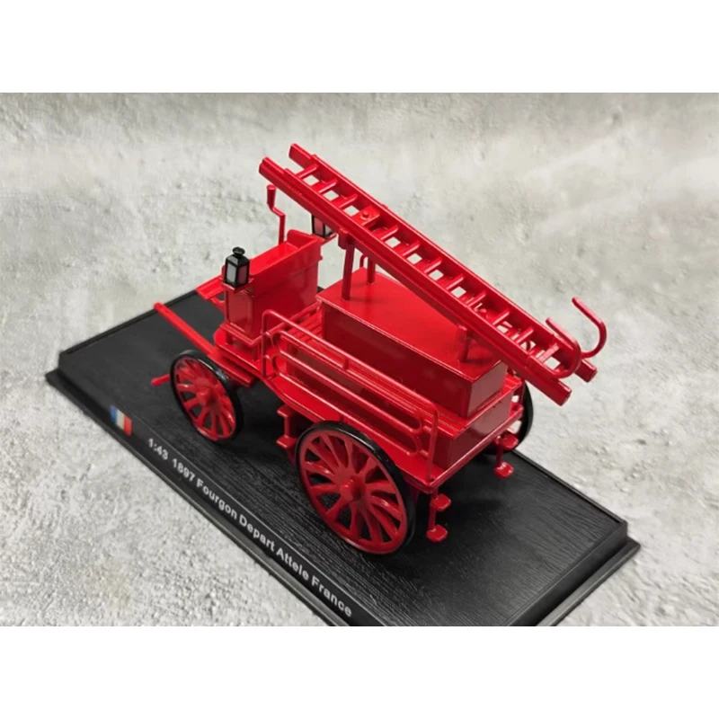 Amer diecast escala 1:43 1897 fourgon world fire motor modelo de liga produto acabado simulação lembranças coleção presente exibição