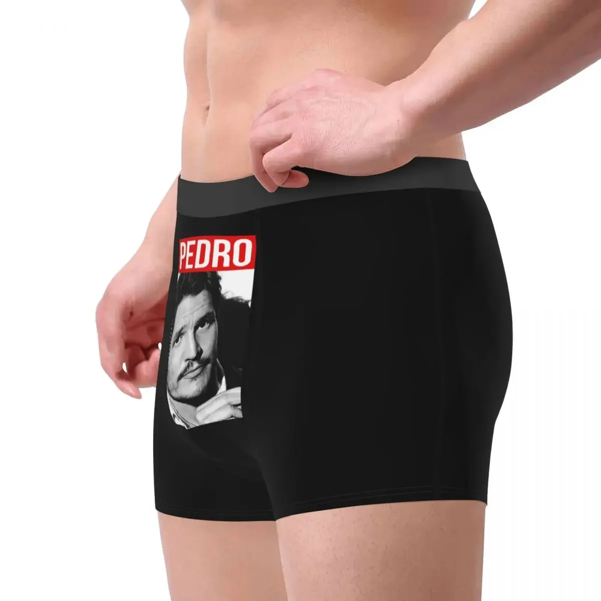 Men's Retro Pedro Pascal Underwear Movie Fashion Boxer Shorts Panties Male Soft Underpants