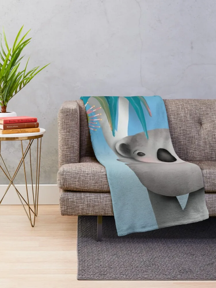 Joey Koala Throw Blanket anime Blankets Sofas Of Decoration Luxury Throw Blankets