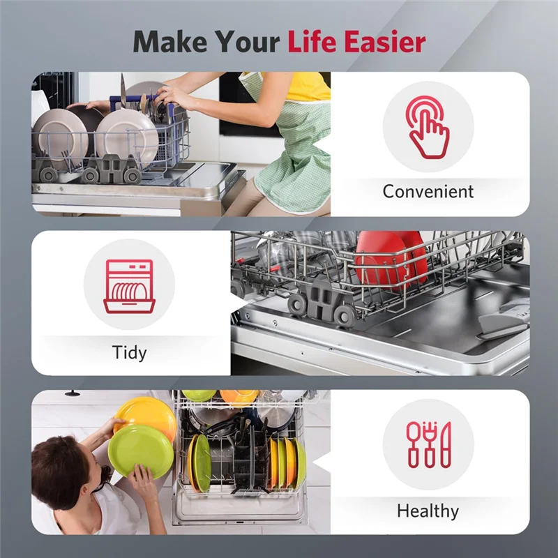 

【Улюбитель магазина】4 шт. W10195416 колеса для посудомоечной машины нижняя полка для Kitchenaid Whirlpool Maytag Kenmore замена полки для посуды Ac