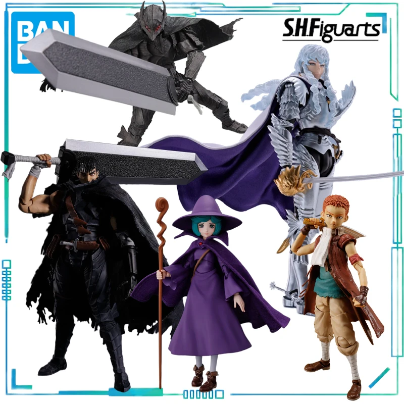 

BANDAI Genuine S. H. Figuarts Series Sword Wind Legend Series GUs (Berserker Armor) Griffith (Eagle of Light)Shirky，Isdoro Model