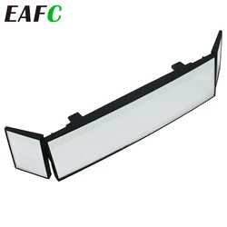 1PCS Car Universal Rear View Mirror Wide Angle Clip-on Convex Curved Mirror Large Vision Interior Mirror for Cars SUV Trucks