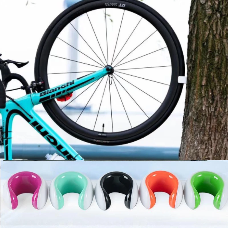 

Bicycle Wall Mount Hook Bicycle Parking Rack Road MTB Bike Parking Buckle Portable Wall Rack Indoor Vertical Bracket