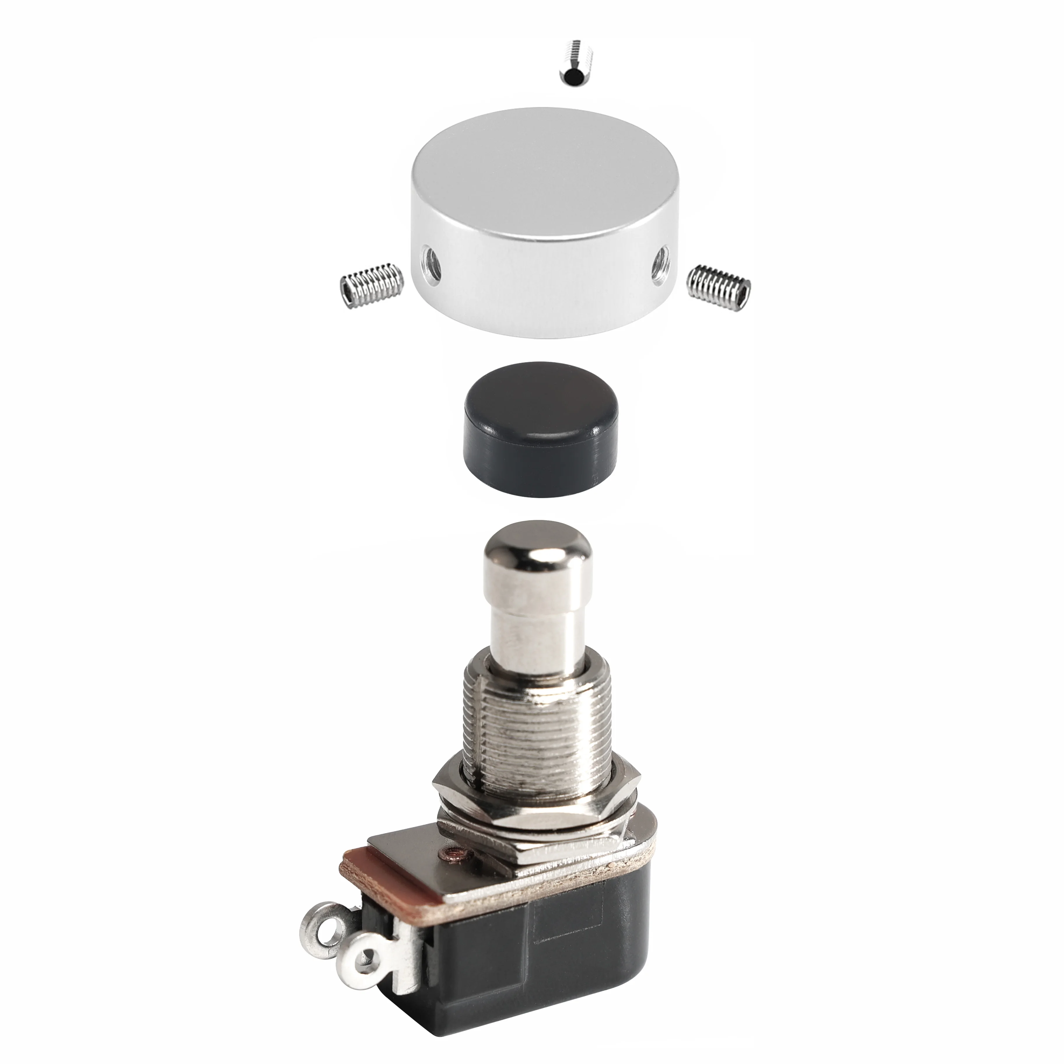 MKF Metal Universal Guitar Pedal Footswitch Topper Anti-slip Stomp Switch Cap Effect Pedal Button Cover