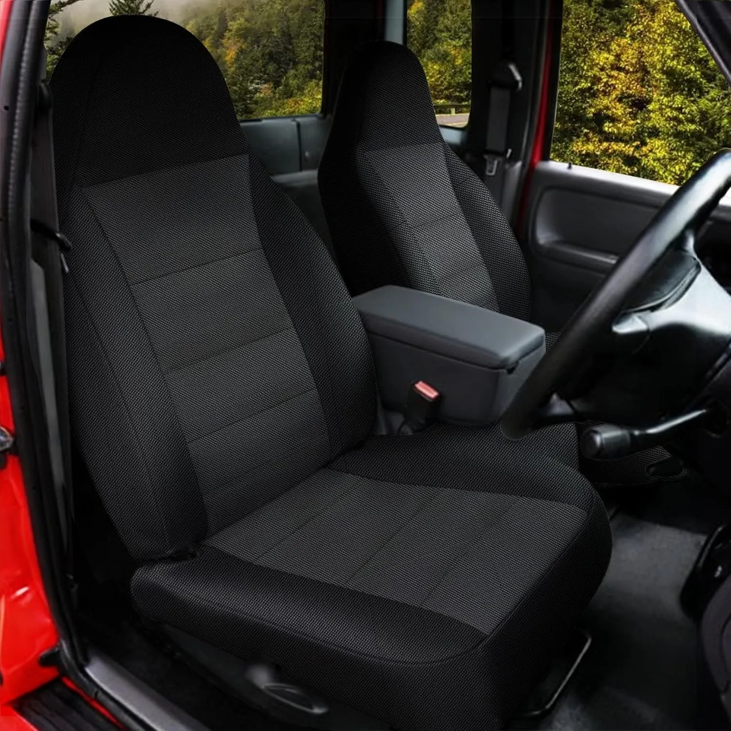 

PCS Front 60/40 High Back Bench Seat Cover for Ford Ranger XLT 2004-2012 (Withou