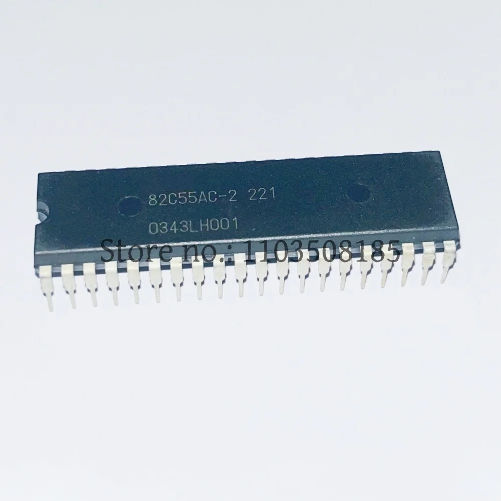 2PCS UPD82C55AC-2 DIP40 82C55AC-2 NEW