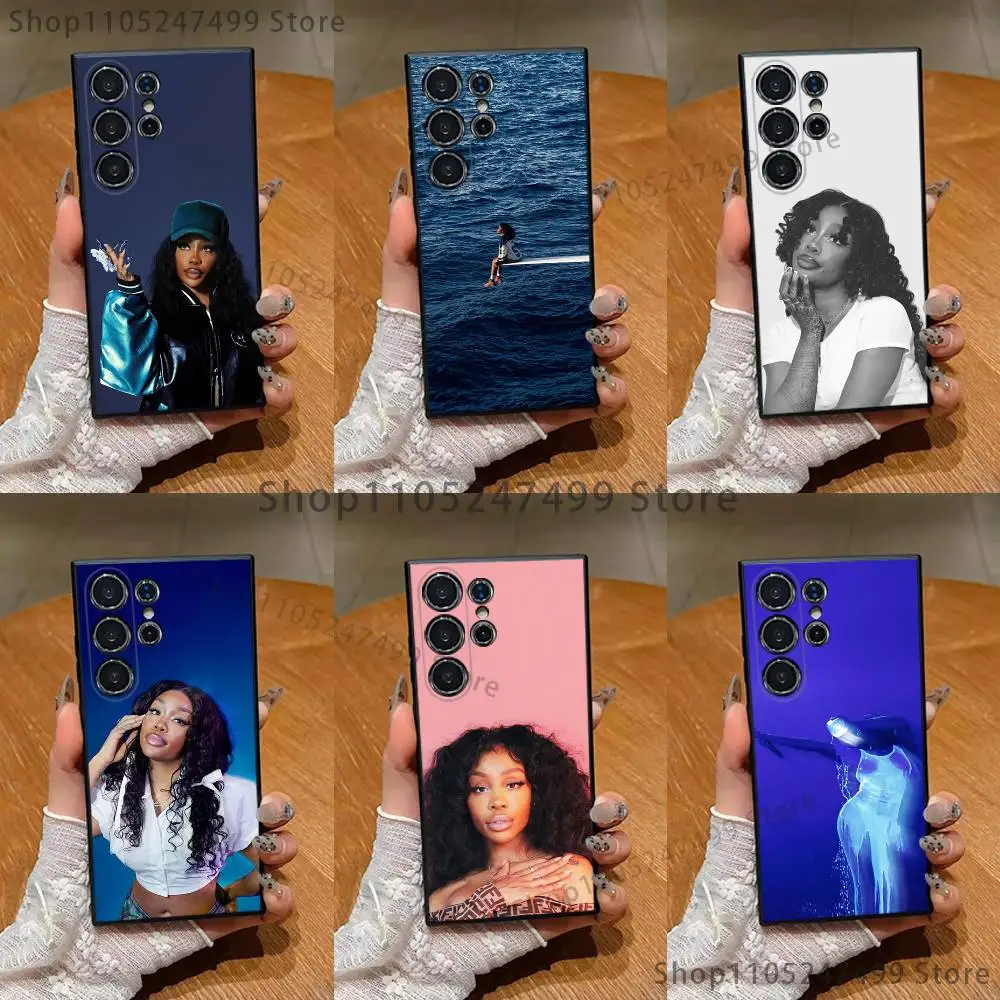 

Singer S-SZA Phone Case For Samsung S25,S24,S21,S22,S23,S30,Ultra,S20,Plus,Fe,Lite,Note,10,9,5G Black Cover